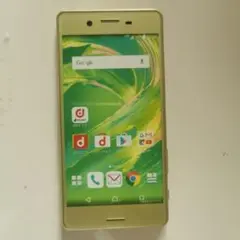 SONY Xperia X Performance ライムゴールド 模型