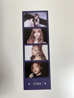 BLACKPINK  リサ　ステッカー　トレカ BLACKPINK - Blackpink リサ ファンクラ特典トレカの通販 by い