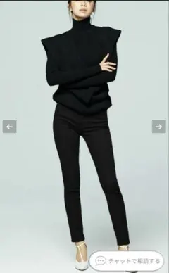 YANUK/ヤヌークPATRICIAスキニーデニム/ブラック27