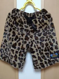 クレイジーゴーゴー ヒョウ柄ハーフパンツ 140