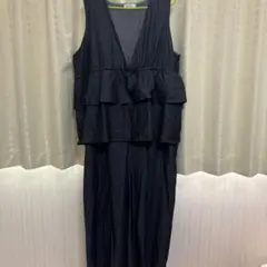 週末お値下げ！レプシィム　ドッキングオールインワン　ブラックデニムのサムネイル