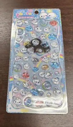 プチドロップステッカー　ぷくぷくあわわちゃん