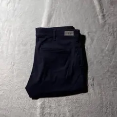 【Y9486】JM703C EDWIN ストレートパンツ　サイズL ネイビー