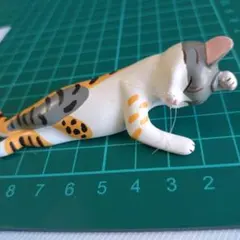 フェリシモ にゃんこのミニフィギュア➉ 長ーい顔洗いねこさん