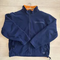 エルエルビーン POLARTEC フリースジャケット ネイビー/オレンジ