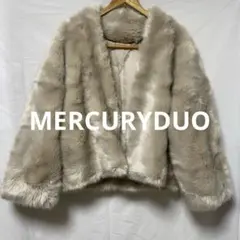 MERCURYDUO フェイク　ファー　ジャケット　コート