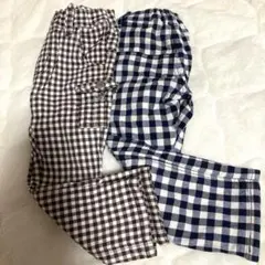 ギンガムチェック長ズボン90cm