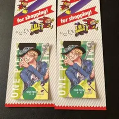 ワンピース　ジャンプショップ　ミニブロマイド　サボ　2枚セット