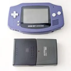 ジャンク ゲームボーイアドバンス 本体 バイオレット バッテリーチャージャー付き
