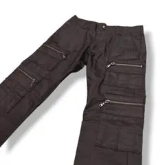 セマンティックデザイン y2k ジップ カーゴパンツ サイズSのサムネイル