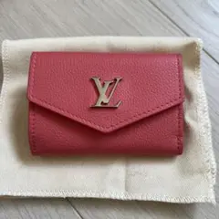 美品ルイヴィトン財布　ポルトフォイユ　ミニ財布　スモークピンク