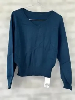 TONEL ダ-クプル- Vネック ニット クロップド レディ-ス