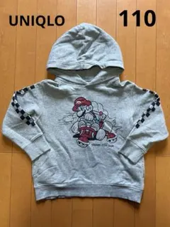 UNIQLO UT マリオ パーカー グレー　110