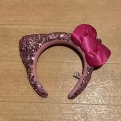 USJ ハローキティー　ピンク　カチューシャ（リボン付き）