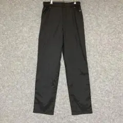 GREENCLUBS ブラック　ナイロンロングパンツ