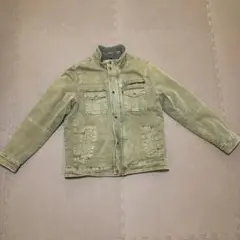 Levis ジャケット　ブラウン　カーキ　アメカジ　グランジ　M size