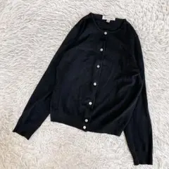 BrooksBrothers ブルックスブラザーズ　ウールカーディガン　ブラック