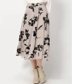 【美品】MISCH MASCH フロッキーフラワースカート
