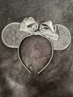 ブラック レース ミニー 耳 カチューシャ