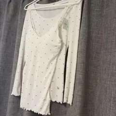 カップ付きキャミソール　長袖インナー