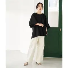 VIS ビス　ボリュームスリーブチュニックトップスのサムネイル