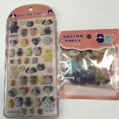 mojojojo COTTON PUFFY シール 2点セット