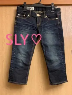 SLY スライ　7部丈　デニム　サイズ26