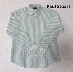 Paul Stuart ポールスチュアート 長袖 ブランドシャツ ストライプ M
