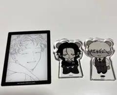 FANGS コラボカフェ アクリルカードアクリルブロック エン メギ スギ