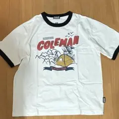 Coleman アウトドア リンガーTシャツ ホワイト