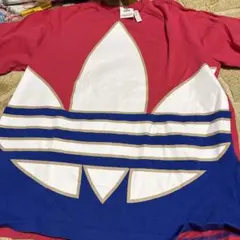 adidas 大きなロゴ Tシャツ XL