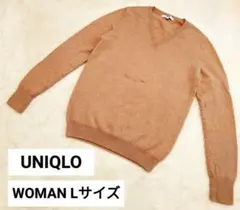 UNIQLO ☆ カシミヤ Vネックセーター Lサイズ