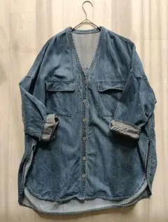 vin ライトデニム オーバーシャツ ジャケット