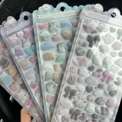 ふわふわドロップシール　4個セット