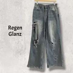 Regen Glanz レーゲングランツ ワイドバギーデニム ジーンズのサムネイル