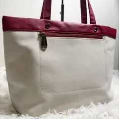 美品✨　アンテプリマミスト トート　キャンバス 大容量 A4収納　通勤　通学のサムネイル