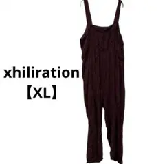 値下げ歓迎✨xhiliration 【XL】 ダークパープル オーバーオール