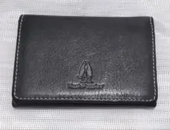 Hush Puppies 黒 レザー 名刺入れ