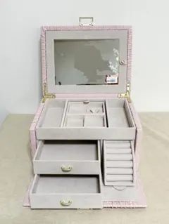 【新品・未使用】フランフラン　エンボス加工　ジュエリーボックスLのサムネイル