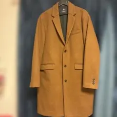 nano・universe チェスターコート ブラウン メンズ