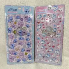スティッチ ベリーベリー プチドロップステッカー シール ボンボンドロップシール