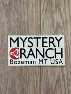 【新品】 MYSTERY RANCH ミステリーランチ ステッカー アメリカ製