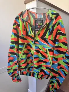 adidas vintage アディダス　ナイロンパーカー　ジャケット　派手