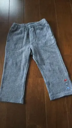 美品！ファミリア グレーのロングパンツ サイズ90
