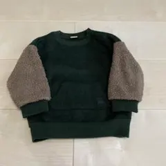 petit main プティマイン　男の子トレーナー　グリーン　90cm