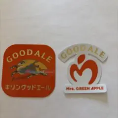 キリングッドエール×Mrs. GREEN APPLEのオリジナルステッカー 2種
