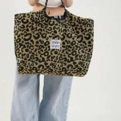 ヒョウ柄トートバッグ 新品未使用