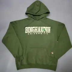 Champion カレッジ パーカー オリーブグリーン L