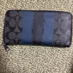 COACH シグネチャー ラウンドファスナー 長財布