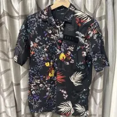 DIESEL 半袖シャツ ブラック 花柄 3S3L78のサムネイル